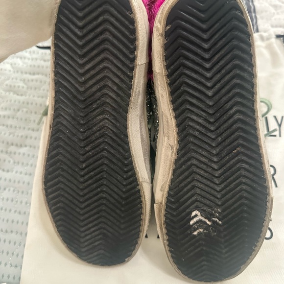 Golden Goose HTF Slides - Pink, Silver, and Yellow size 35 - Picture 5 of 9